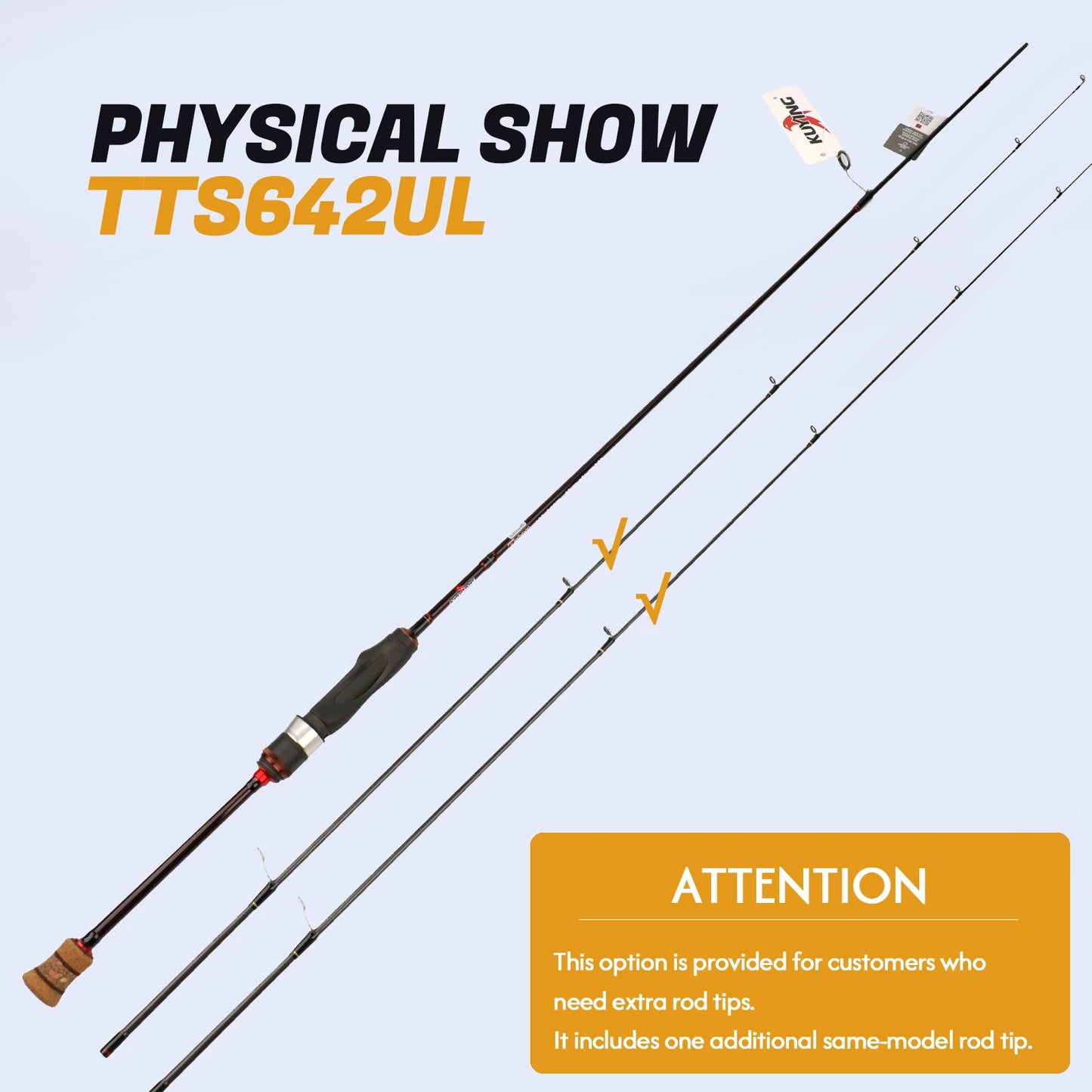 Kuying Carbon Fiber Casting Spinning Lure Fishing Rod