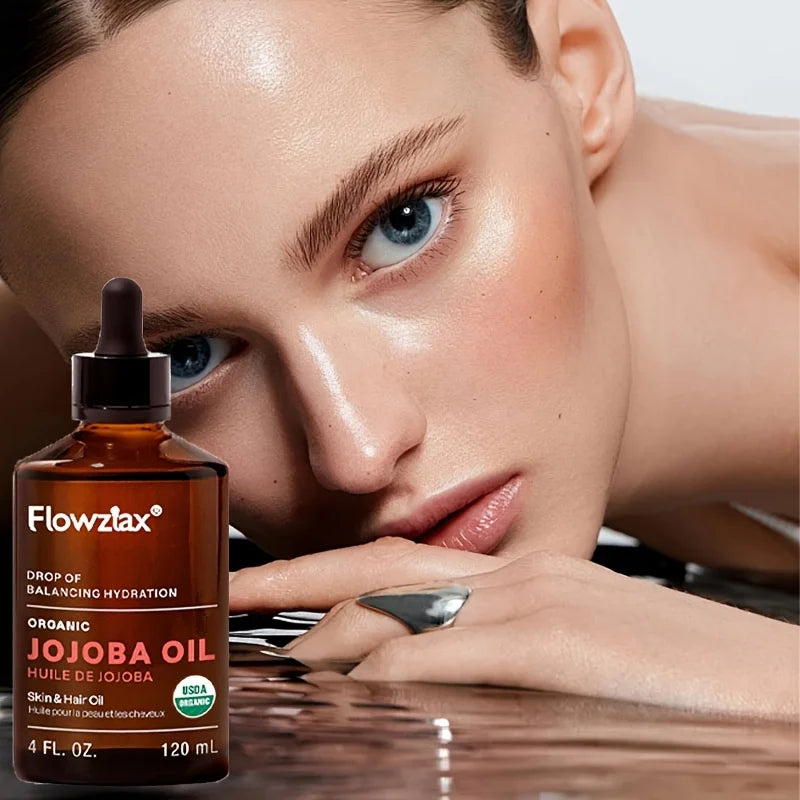 Jojoba Oil for Skin Hair Nails Massage and Daily Care