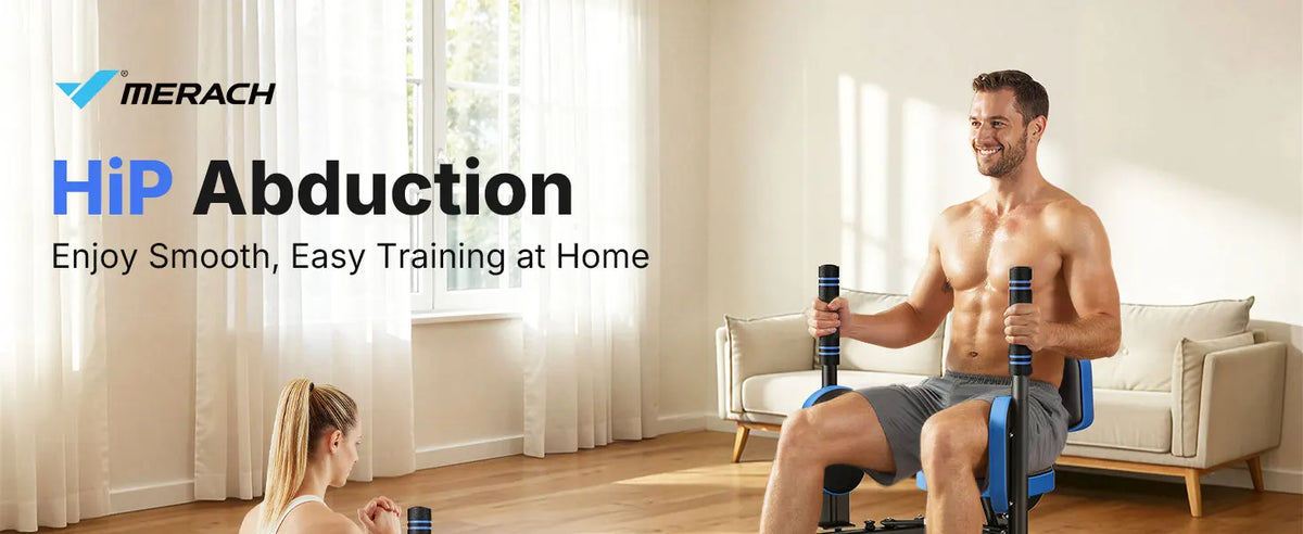 Merach Adjustable Resistance Hip Abductor Fitness Machine
