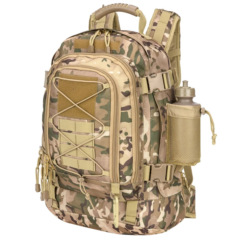 LQARMY Military Tactical Backpack for Hiking Camping and Travel