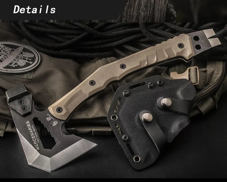 HX Outdoors Multifunctional Full Tang Tactical Survival Camping Hatchet