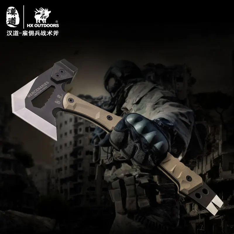 HX Outdoors Multifunctional Full Tang Hatchet Axe For Camping