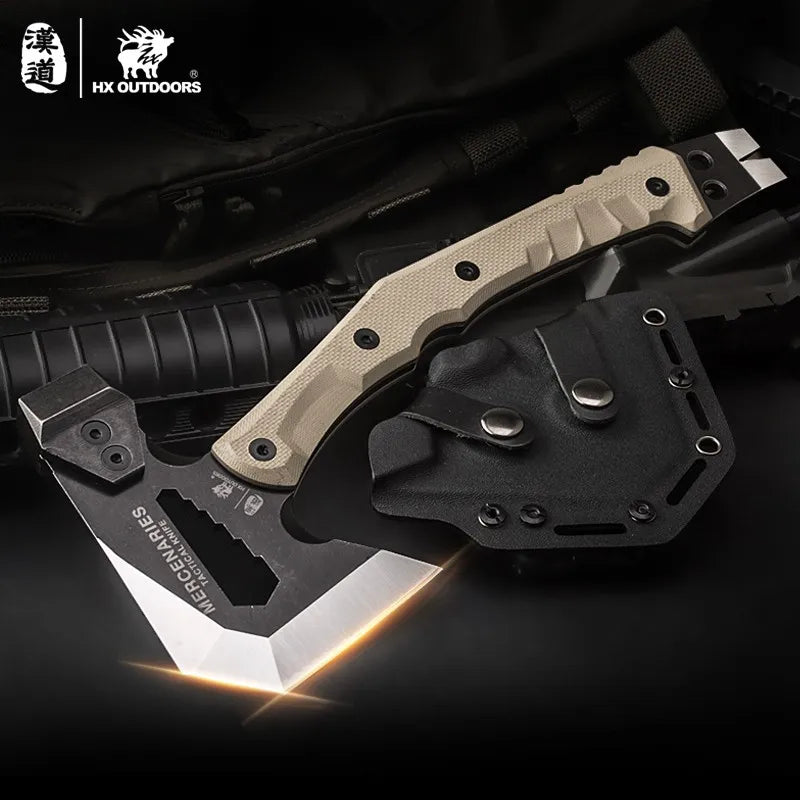 HX Outdoors Multifunctional Full Tang Tactical Survival Camping Hatchet