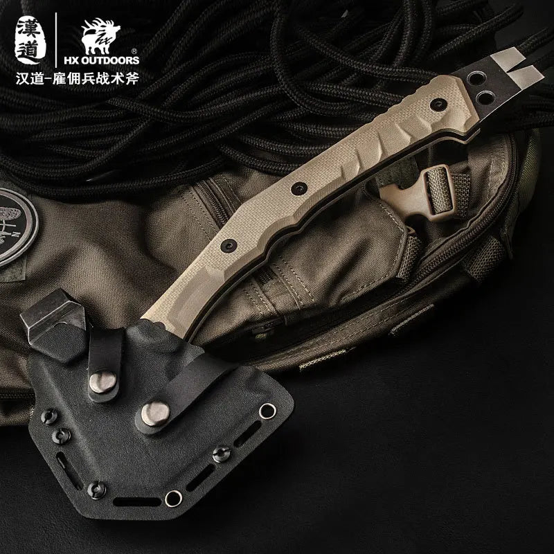 HX Outdoors Multifunctional Full Tang Hatchet Axe For Camping