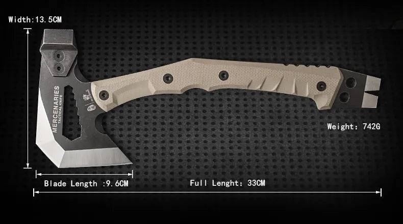 HX Outdoors Multifunctional Full Tang Tactical Survival Camping Hatchet