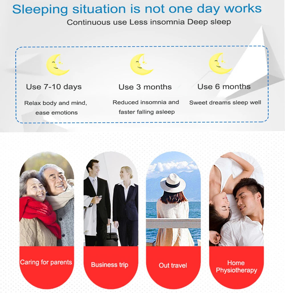 ATANG CES Insomnia Treatment Device With Ear Clip Electrodes