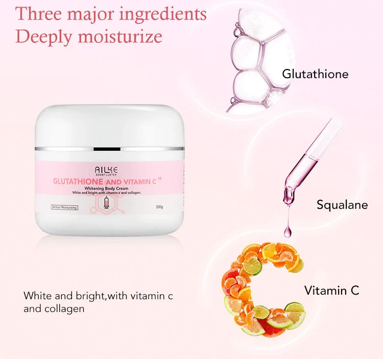 Ailke Glutathione Vitamin C Whitening Body Care Kit Set