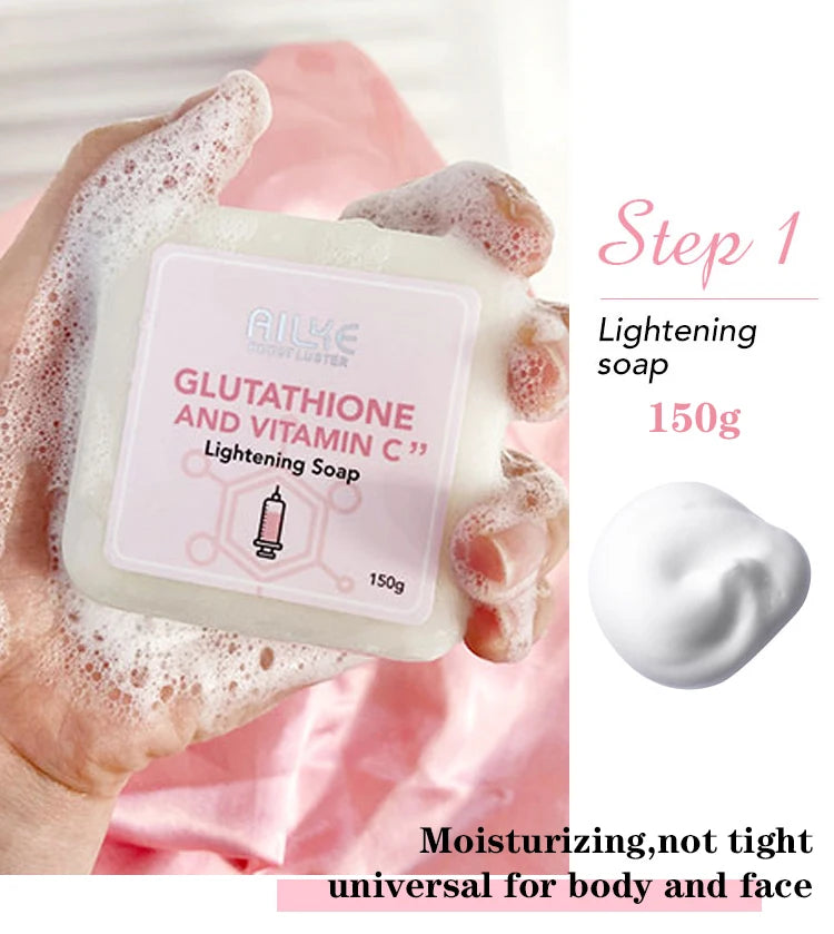 Ailke Glutathione Vitamin C Whitening Body Care Kit Set