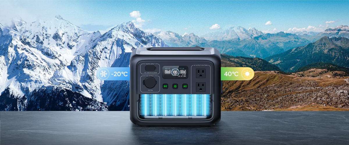 BLUETTI AC50B Portable Power Station 700W 448Wh Solar Generator