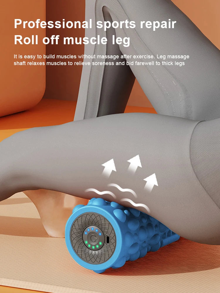 APWIKOGER Electric Vibrating Foam Roller Massager With 5 Modes