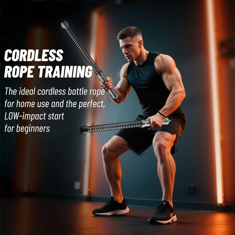 Wireless Combat Rope Trainer for Arm Strength and Home Fitness