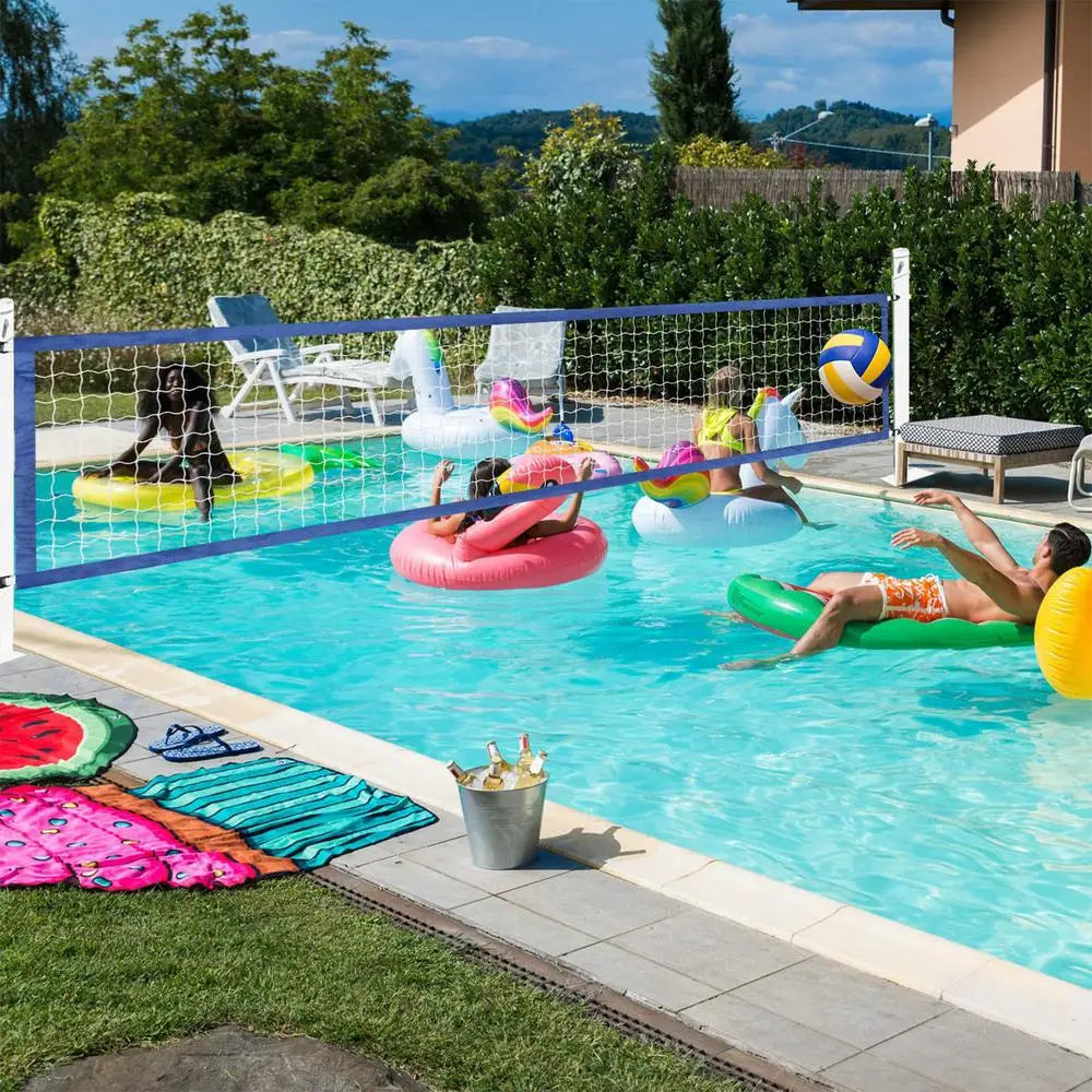 Durable Portable Pool Volleyball Net For Backyard Fun