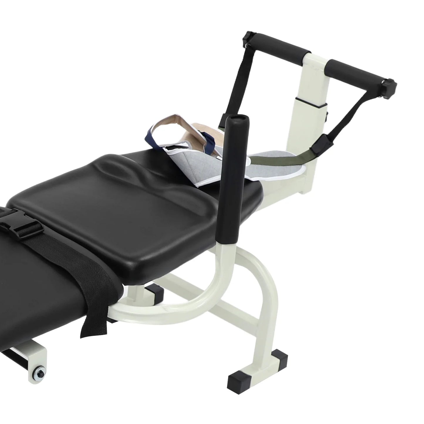 Adjustable Multifunctional Back Stretch Bench With Cervical Traction Support
