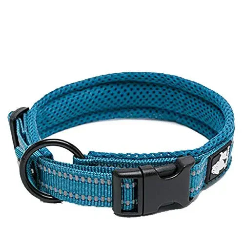 TRUELOVE Adjustable Reflective Padded Nylon Dog Collar