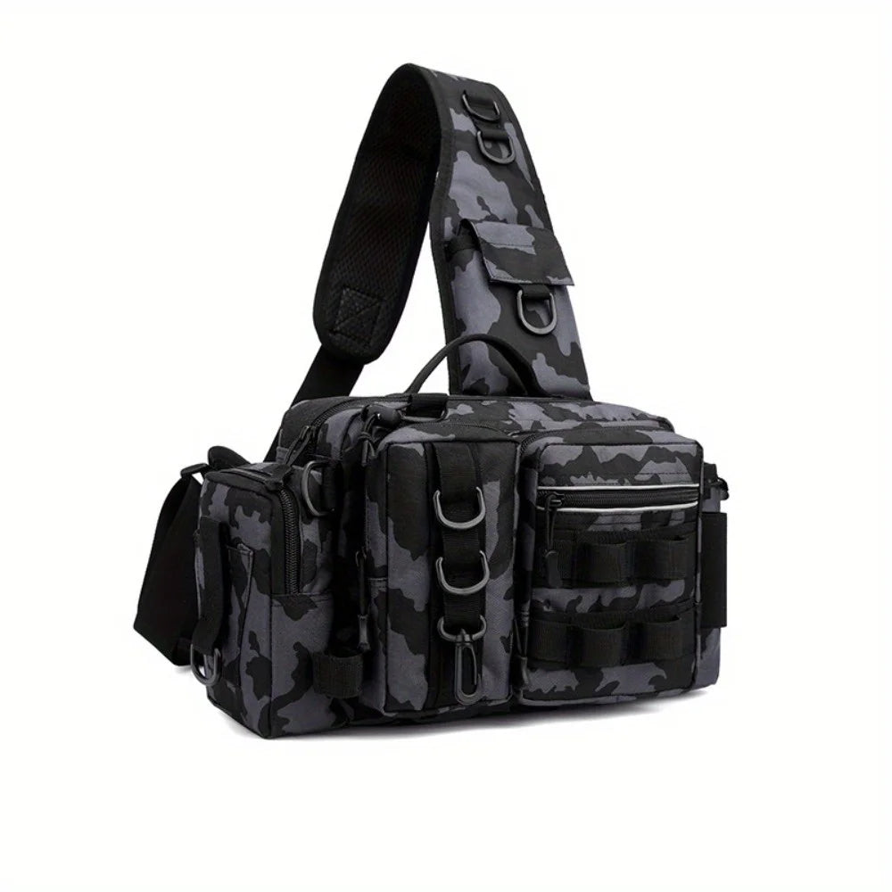 Multipurpose Nylon Fishing Tackle Backpack Waist Bag