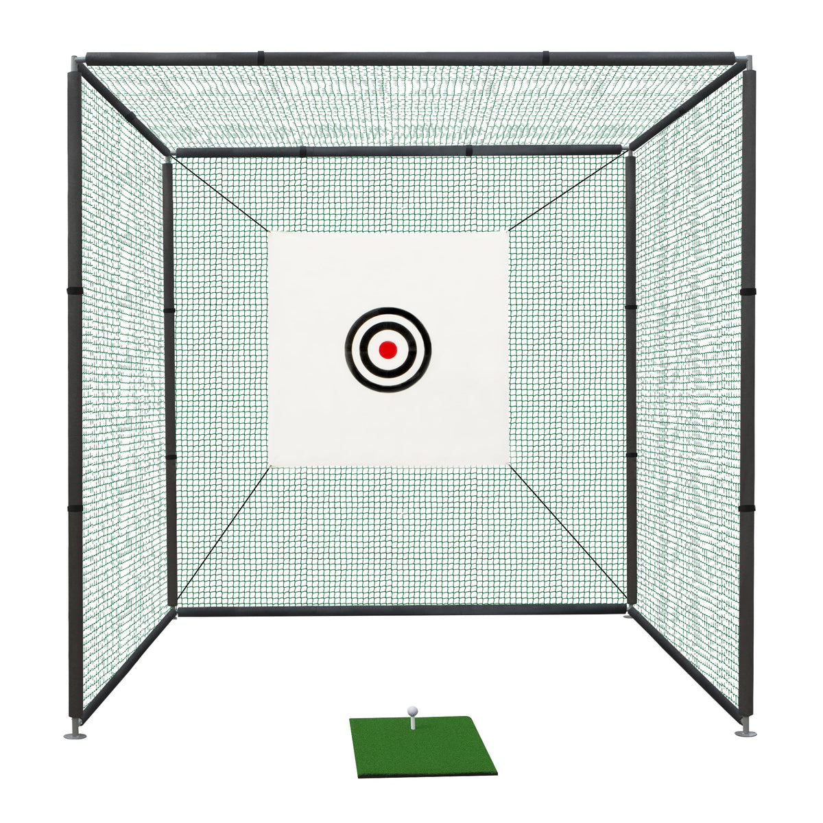 Heavy Duty Golf Practice Cage Net with Target and Mat