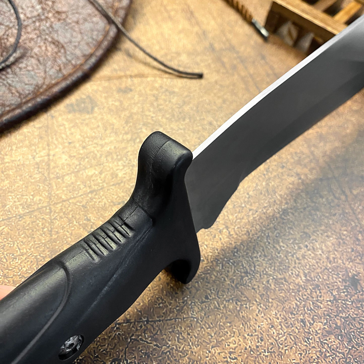 Gdekls Stainless Steel Camping Knife With Safety Guard Handle
