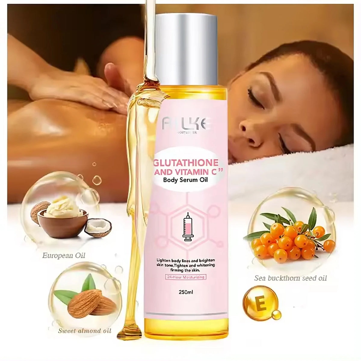 Ailke Glutathione Vitamin C Whitening Body Care Kit Set