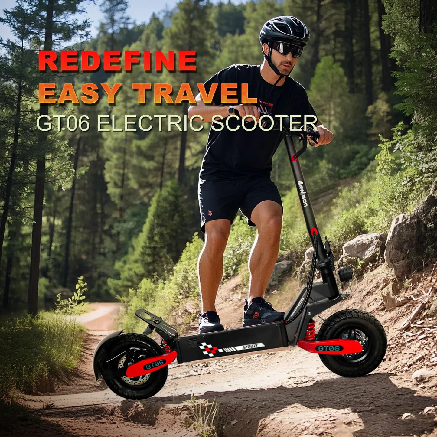 Arwibon GT06 Premium Foldable Electric Commuter Scooter