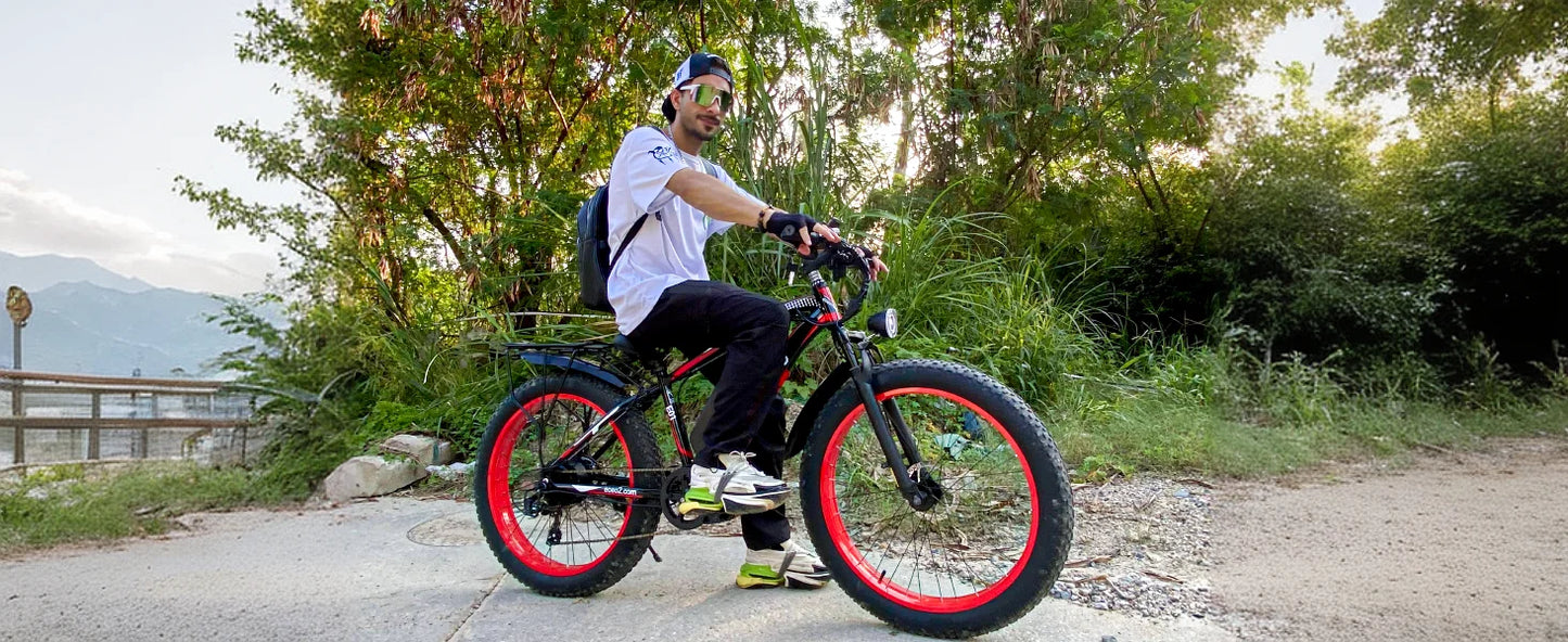 EOEOTWO E01 1000W Fat Tire Electric Bike Adults Extended Range