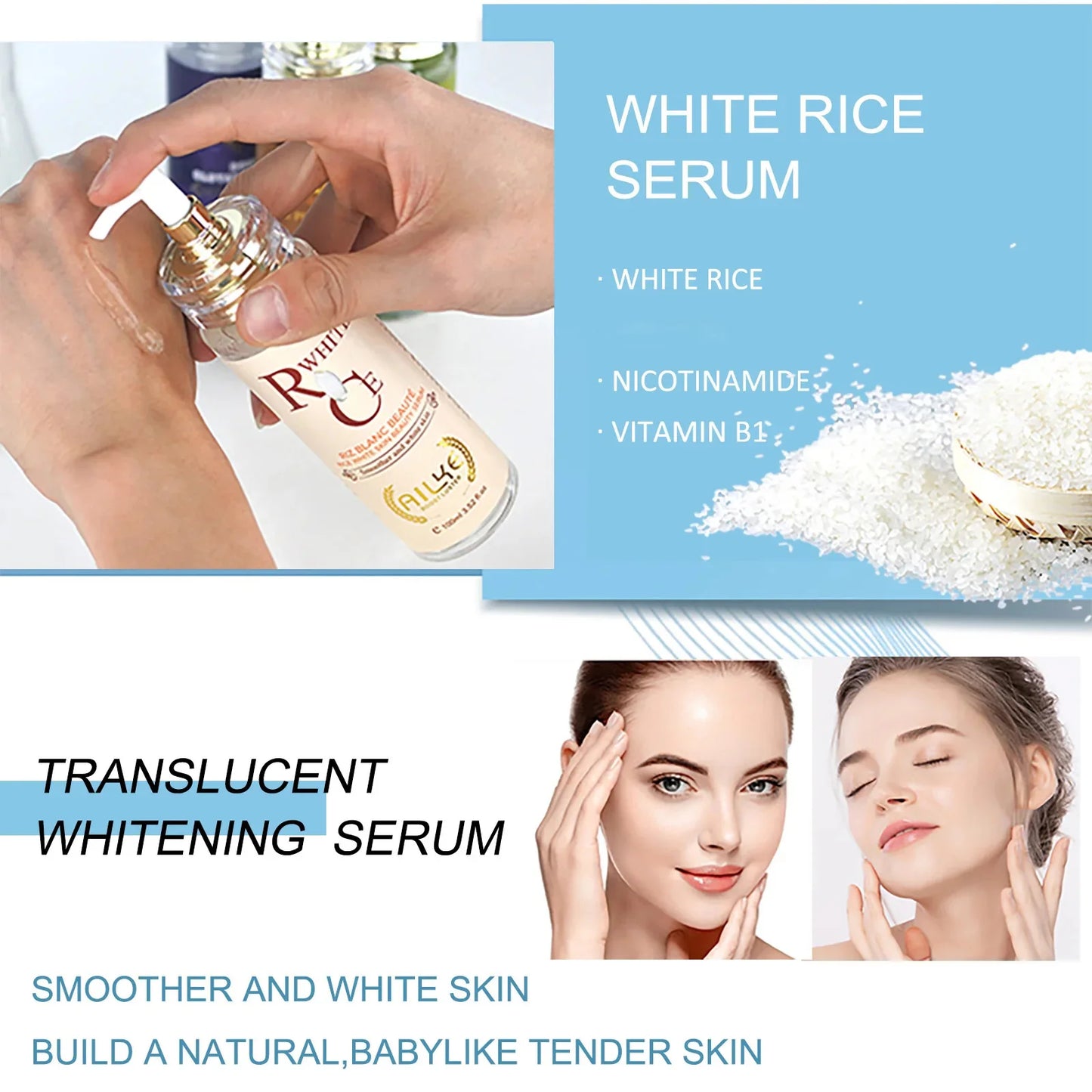 Ailke Multi Vitamin Whitening Body Lotion Enhances Radiant Skin Tone