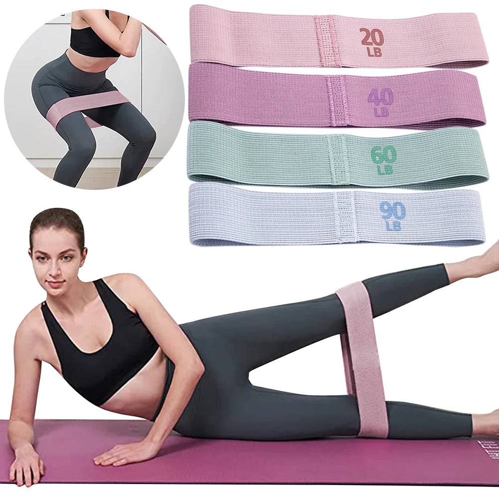 Sikiwind Anti Slip Hip Resistance Bands Glute Fitness Straps