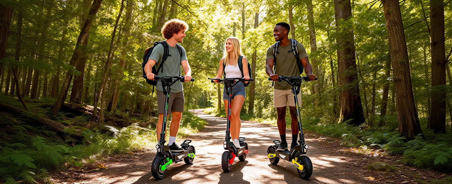 Eoeotwo 1200W Off Road Foldable Electric Scooter For Adults