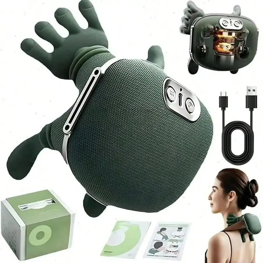 4D Shiatsu Neck And Shoulder Massager With Heat Massage