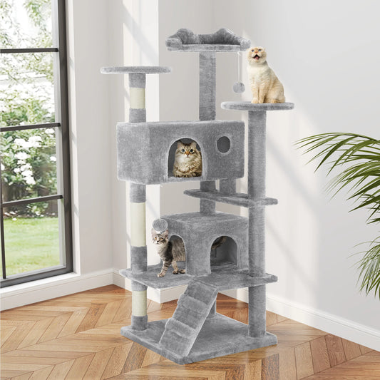 MCQ Multi-Level Cat Tree With Scratching Post Condo Toys