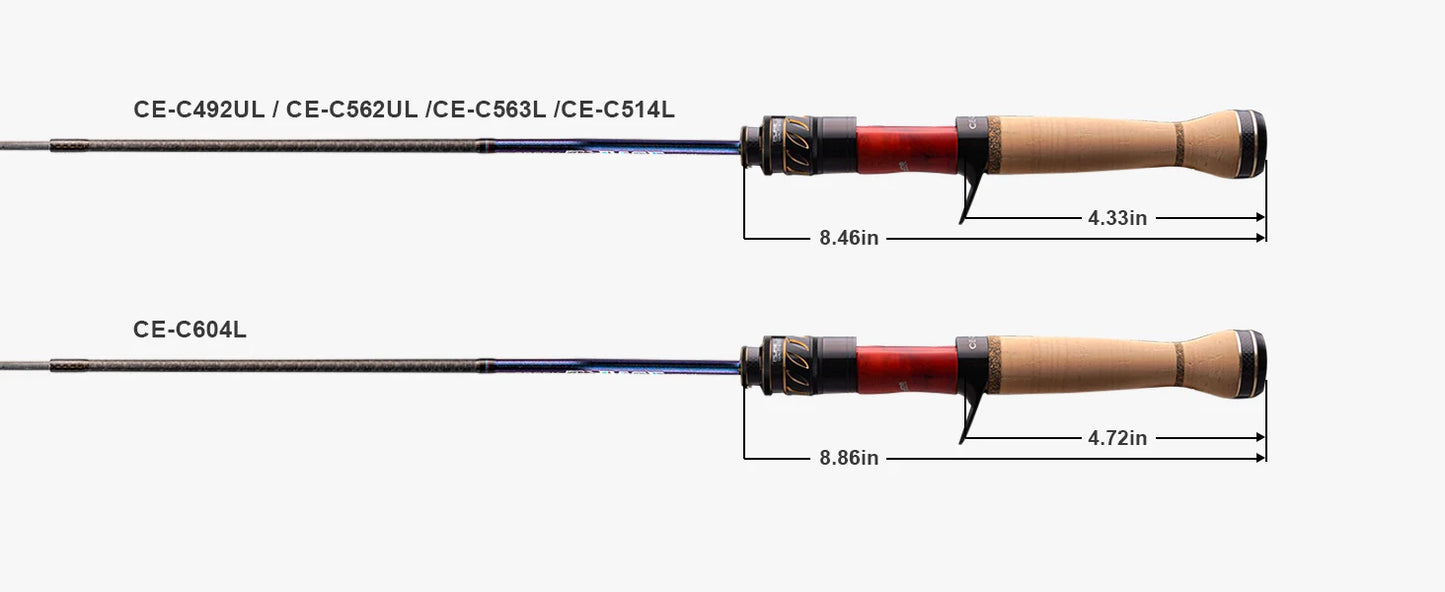 Purelure Creek Dance Ultralight Trout Spinning Rod Fuji Guides