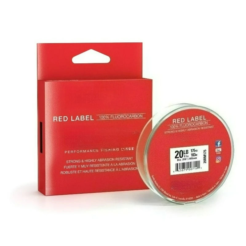 Red Label Premium Fluorocarbon Fishing Line For Ocean Anglers