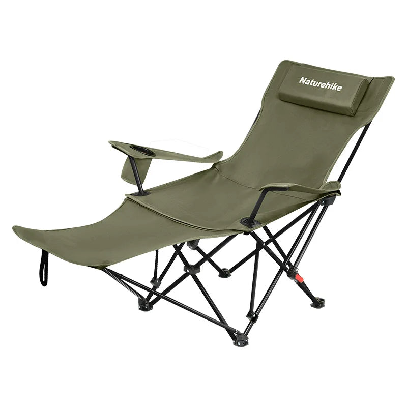 Naturehike Adjustable Folding Reclining Camping Chair With Footrest
