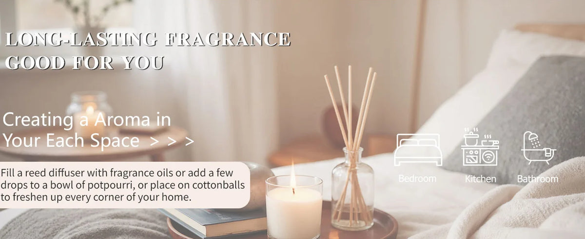 PHATOIL Fragrance Oil Set for Diffusers, Soap and Candle Making