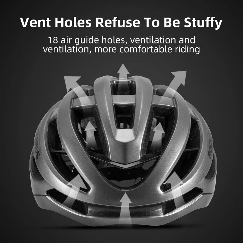 ROCKBROS Ultralight Breathable Bicycle Helmet Shockproof Road Cycling