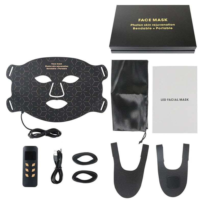 UBilli 4 Modes Portable LED Face Mask For Anti Aging