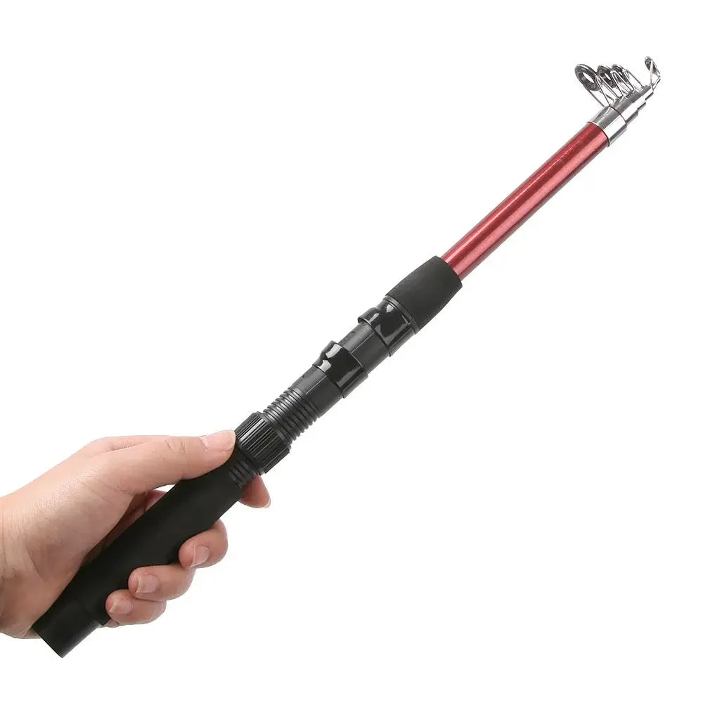Durable Telescopic Fishing Rod For Ocean Boat And Beach Use