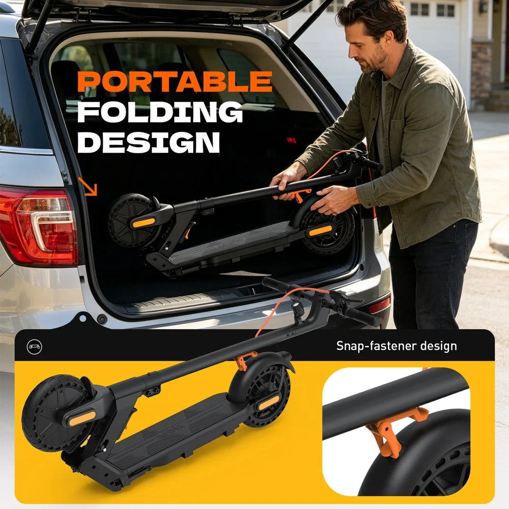 HeroPick C8 Adult Electric Scooter 350W Foldable With Suspension