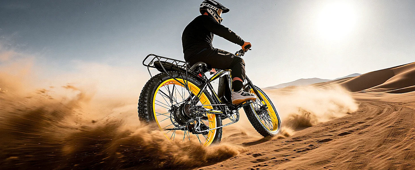 EOEOTWO E01 1000W Fat Tire Electric Bike Adults Extended Range