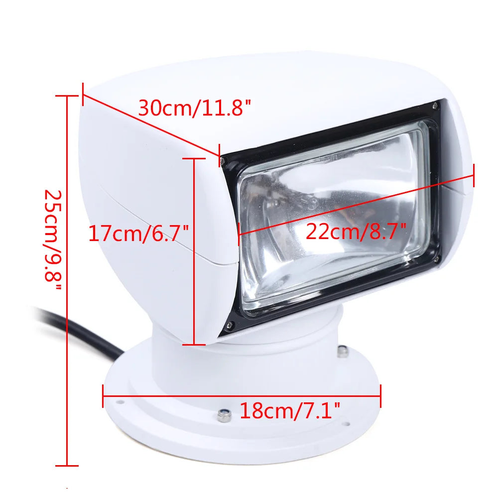 Remote Controlled Waterproof Marine Search Light 100 Watt