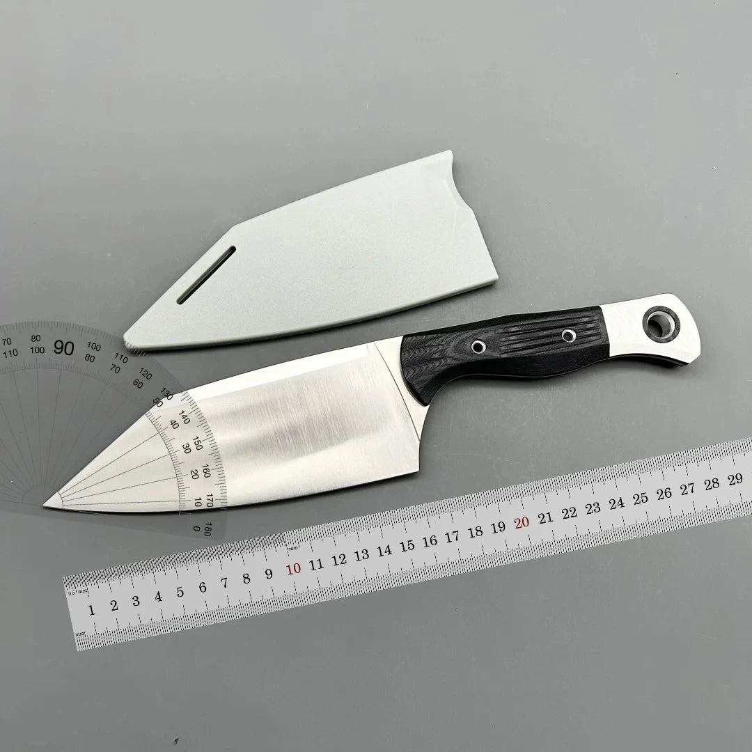 DIY Straight Utility Knife For Outdoor Survival And Woodworking