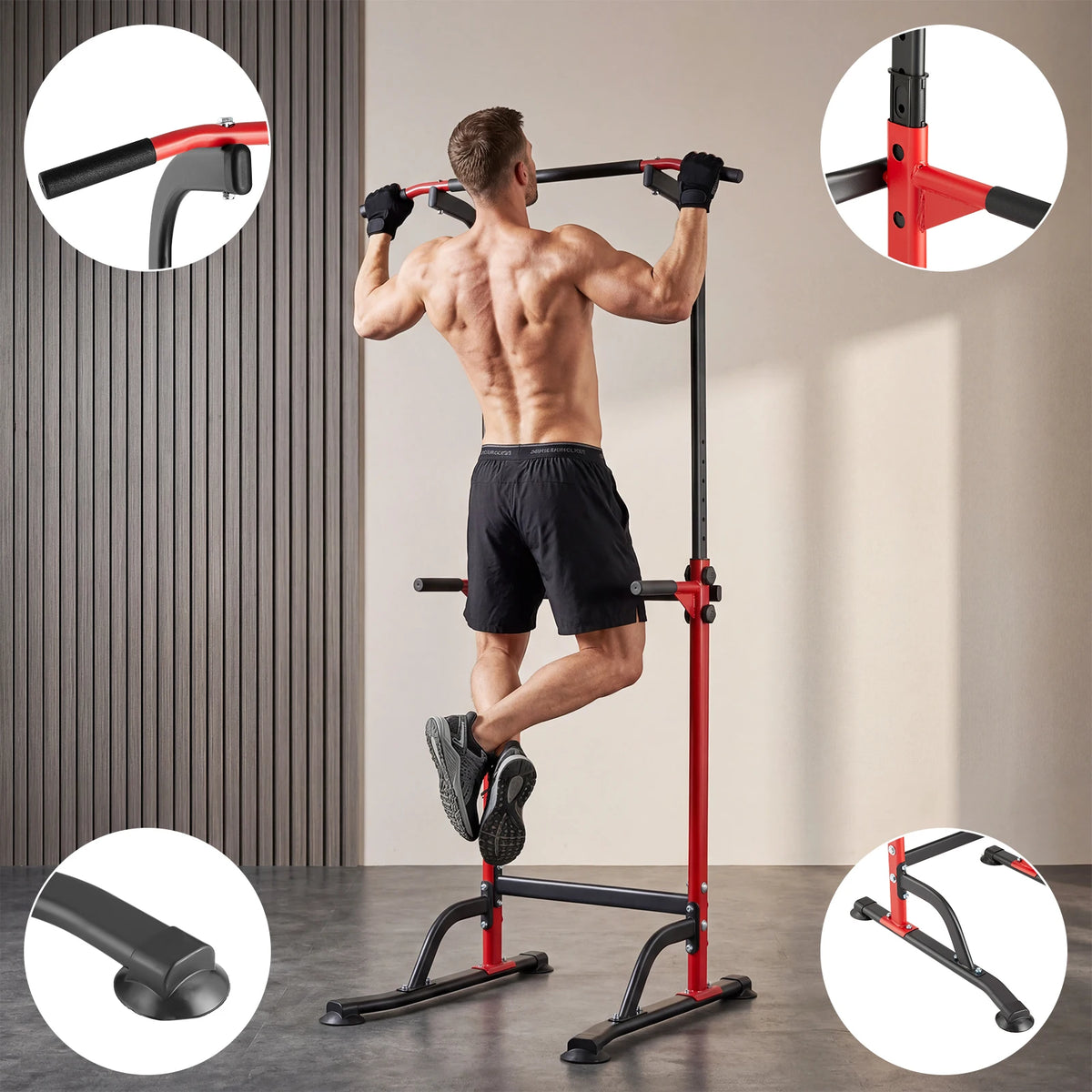 Heavy Duty Power Tower Home Gym Pull Up Dip Station