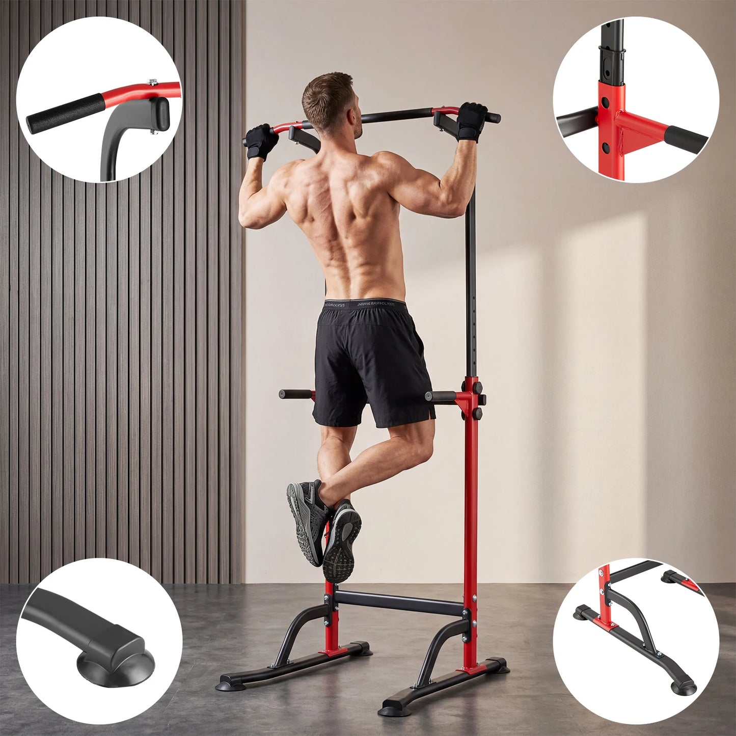 Heavy Duty Power Tower Home Gym Pull Up Dip Station
