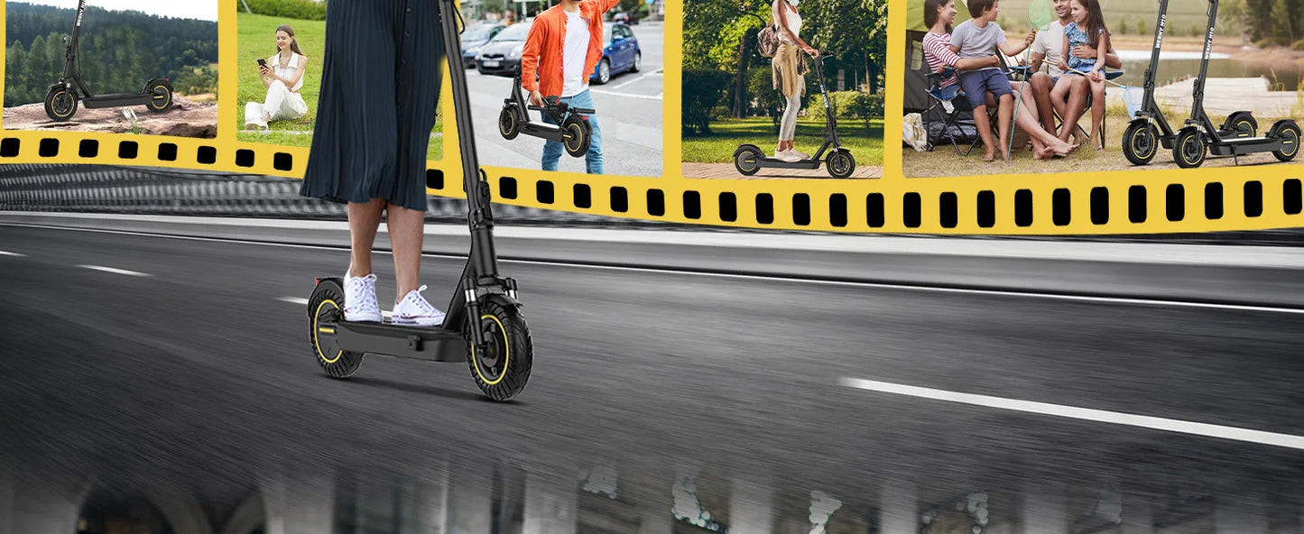 AOVOPRO Folding Electric Scooter Featuring 500W Motor For Urban Commuting