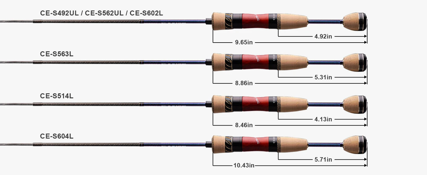 Purelure Creek Dance Ultralight Trout Spinning Rod Fuji Guides