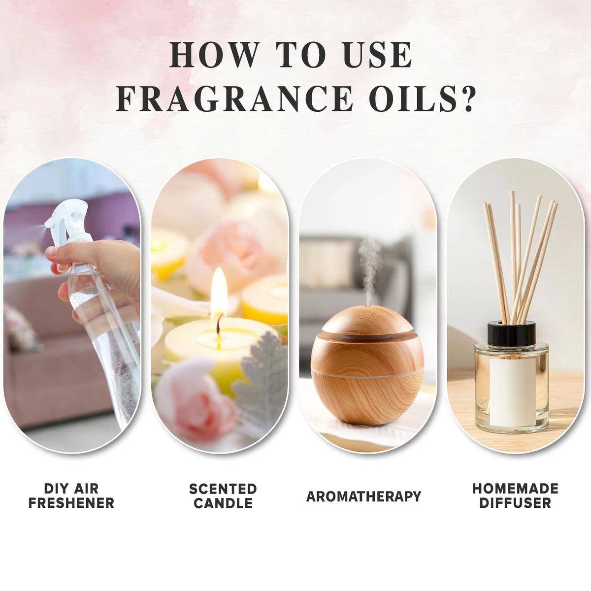 PHATOIL Fragrance Oil Set for Diffusers, Soap and Candle Making