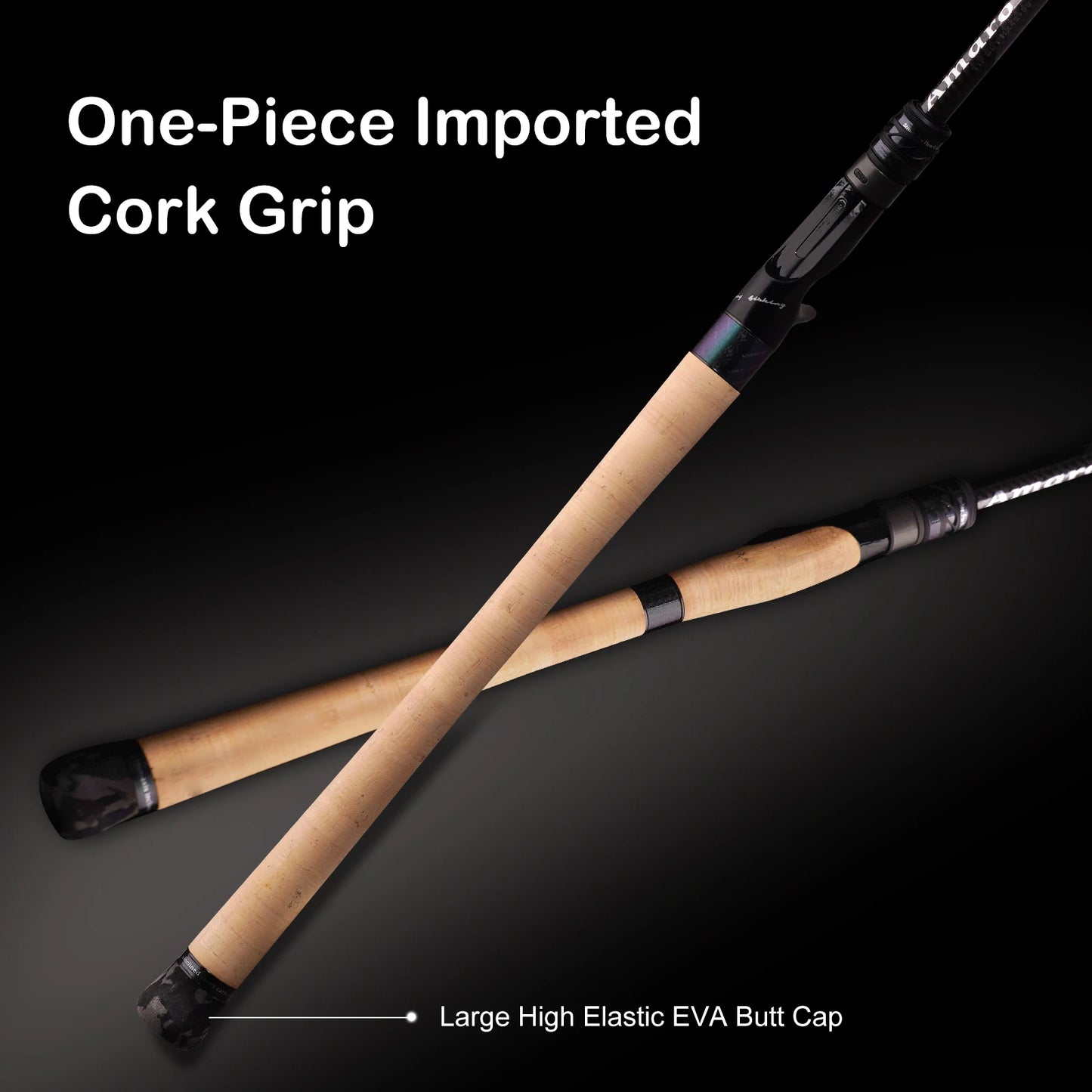 Purelure Amaro Pro Heavy Duty Travel Carbon Fiber Fishing Rod