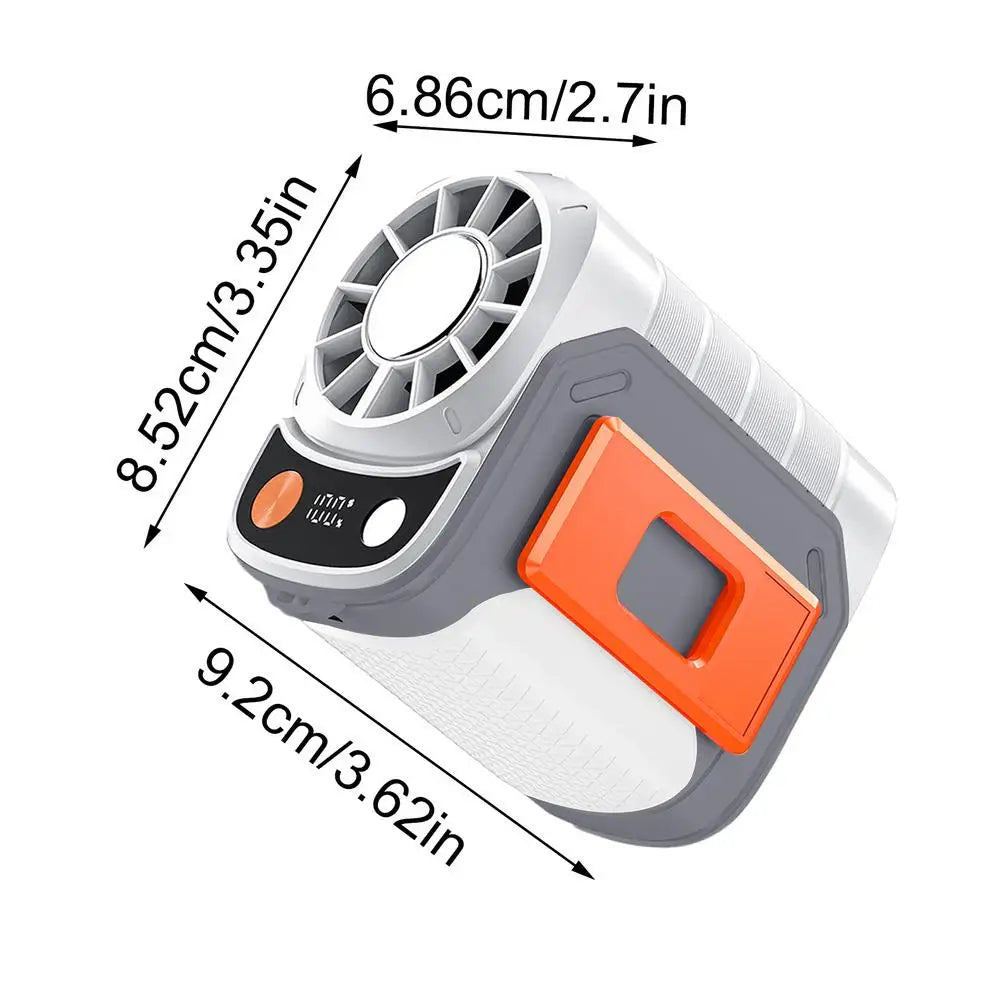 Portable Waist Fan Wearable Body Fan For Festivals And Travel