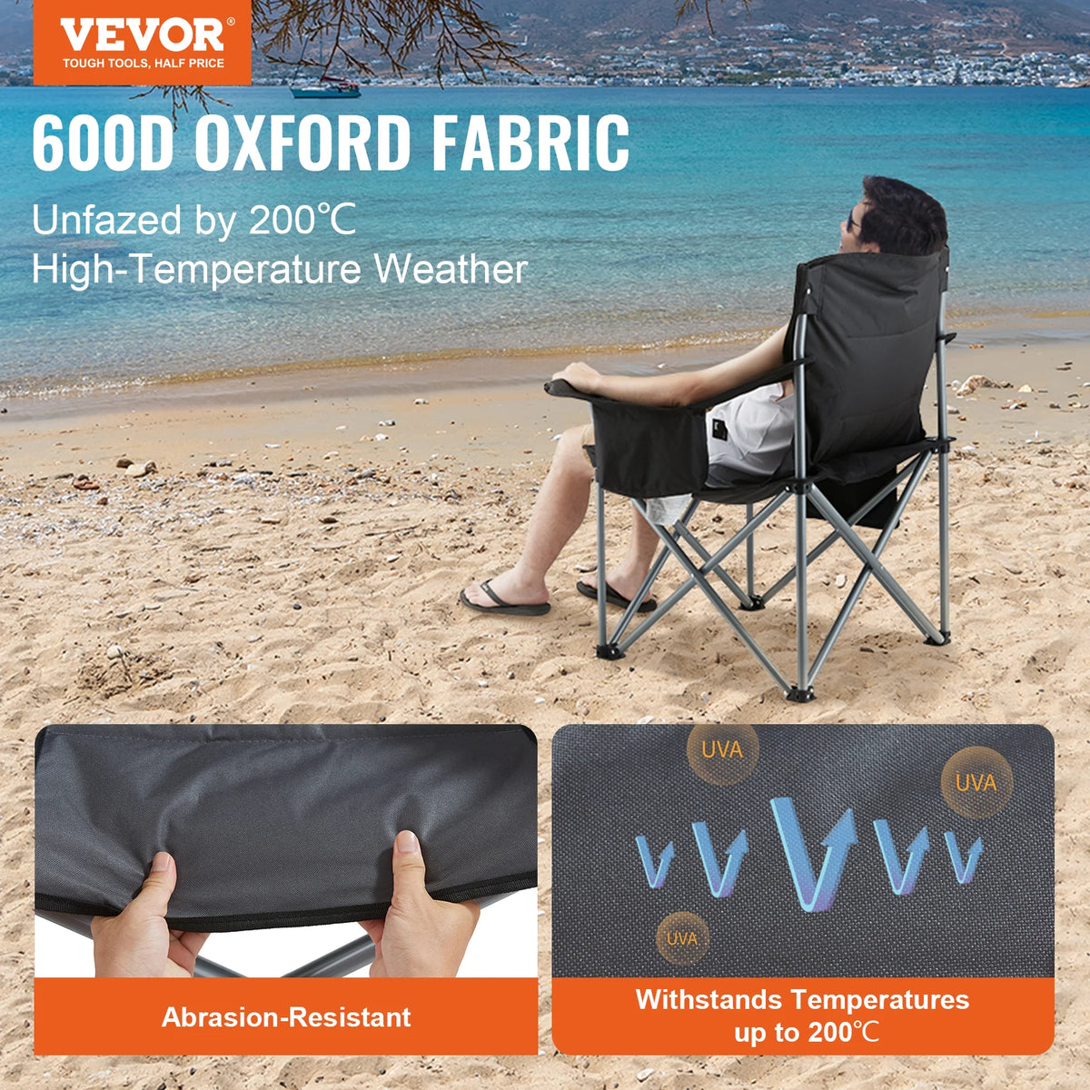 SucceBuy Ultralight Folding Camping Chair For Outdoor Picnic And Travel
