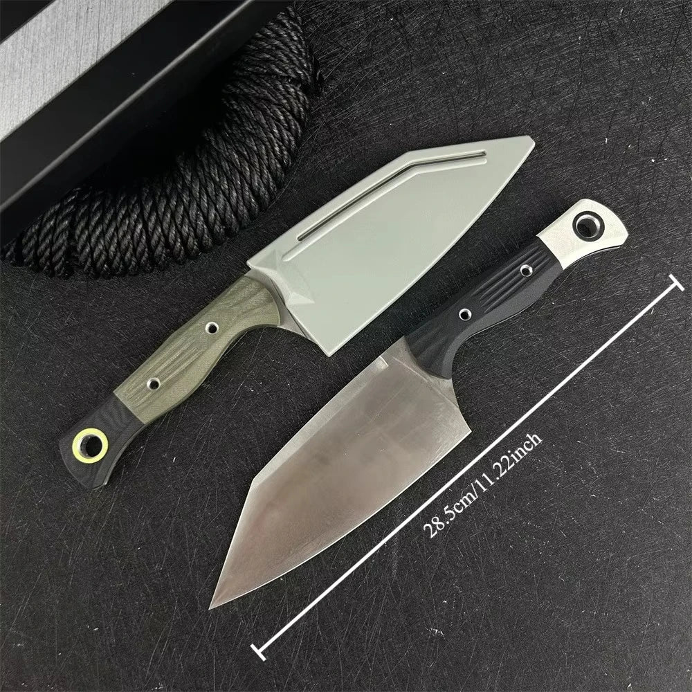 DIY Straight Utility Knife For Outdoor Survival And Woodworking