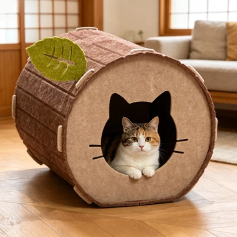CZBNYX Felt Cat House With Scratching Board And Climbing Frame